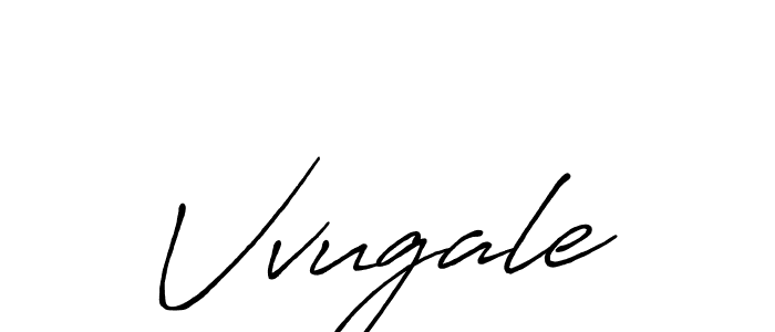 Use a signature maker to create a handwritten signature online. With this signature software, you can design (Antro_Vectra_Bolder) your own signature for name Vvugale. Vvugale signature style 7 images and pictures png