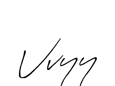 Design your own signature with our free online signature maker. With this signature software, you can create a handwritten (Antro_Vectra_Bolder) signature for name Vvyy. Vvyy signature style 7 images and pictures png