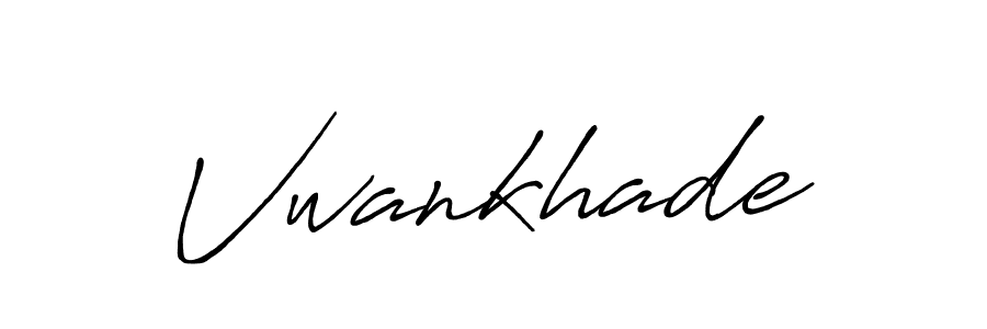 How to Draw Vwankhade signature style? Antro_Vectra_Bolder is a latest design signature styles for name Vwankhade. Vwankhade signature style 7 images and pictures png