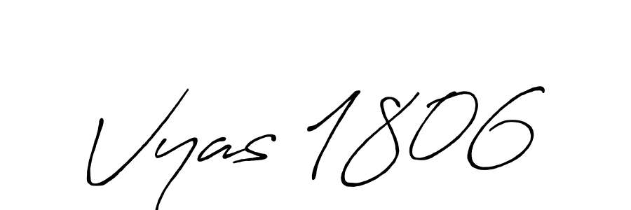 It looks lik you need a new signature style for name Vyas 1806. Design unique handwritten (Antro_Vectra_Bolder) signature with our free signature maker in just a few clicks. Vyas 1806 signature style 7 images and pictures png