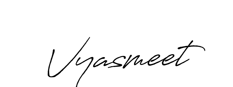 You can use this online signature creator to create a handwritten signature for the name Vyasmeet. This is the best online autograph maker. Vyasmeet signature style 7 images and pictures png