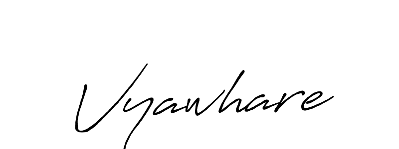 Make a beautiful signature design for name Vyawhare. Use this online signature maker to create a handwritten signature for free. Vyawhare signature style 7 images and pictures png