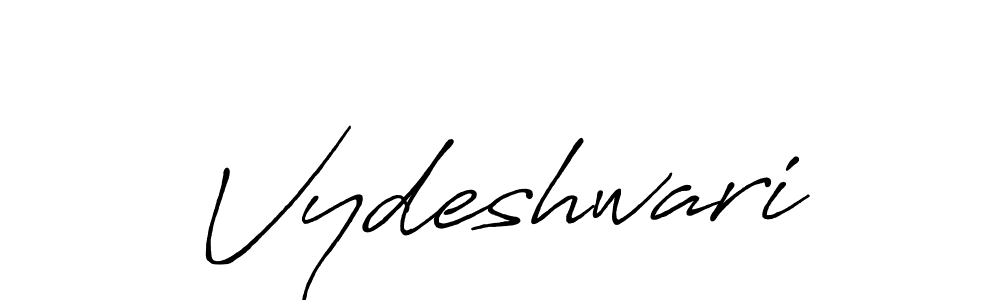 Similarly Antro_Vectra_Bolder is the best handwritten signature design. Signature creator online .You can use it as an online autograph creator for name Vydeshwari. Vydeshwari signature style 7 images and pictures png