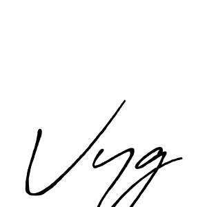 if you are searching for the best signature style for your name Vyg. so please give up your signature search. here we have designed multiple signature styles  using Antro_Vectra_Bolder. Vyg signature style 7 images and pictures png
