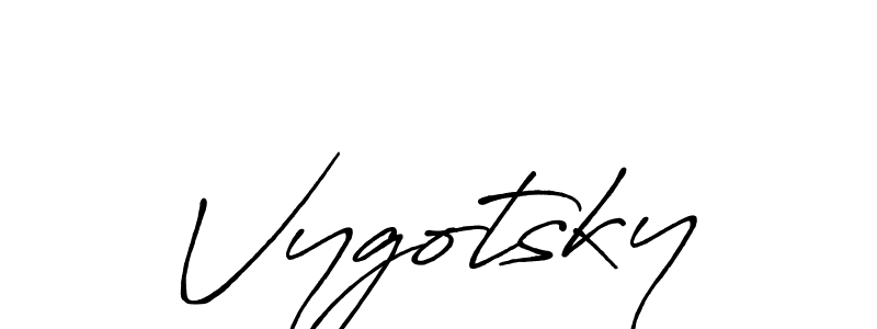 The best way (Antro_Vectra_Bolder) to make a short signature is to pick only two or three words in your name. The name Vygotsky include a total of six letters. For converting this name. Vygotsky signature style 7 images and pictures png