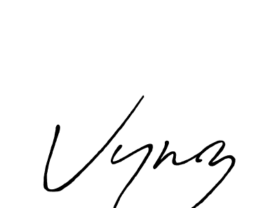 if you are searching for the best signature style for your name Vynz. so please give up your signature search. here we have designed multiple signature styles  using Antro_Vectra_Bolder. Vynz signature style 7 images and pictures png