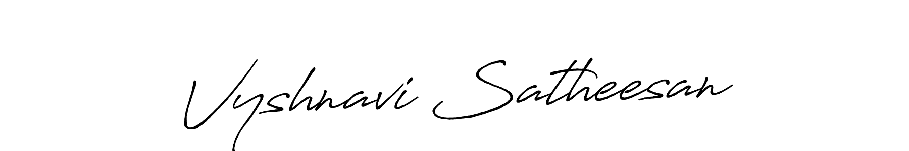 The best way (Antro_Vectra_Bolder) to make a short signature is to pick only two or three words in your name. The name Vyshnavi Satheesan include a total of six letters. For converting this name. Vyshnavi Satheesan signature style 7 images and pictures png