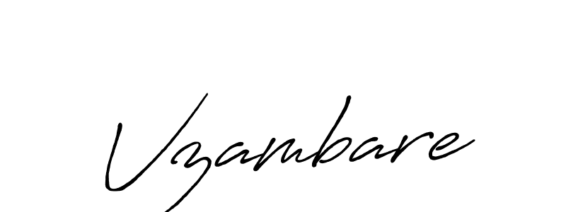 if you are searching for the best signature style for your name Vzambare. so please give up your signature search. here we have designed multiple signature styles  using Antro_Vectra_Bolder. Vzambare signature style 7 images and pictures png