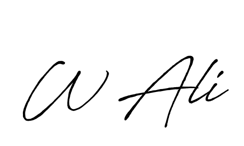 How to Draw W Ali signature style? Antro_Vectra_Bolder is a latest design signature styles for name W Ali. W Ali signature style 7 images and pictures png