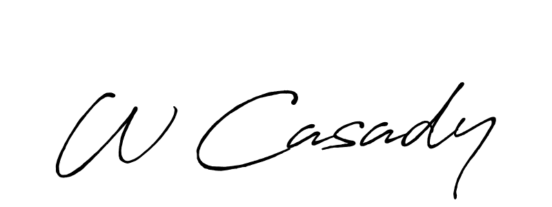 Also we have W Casady name is the best signature style. Create professional handwritten signature collection using Antro_Vectra_Bolder autograph style. W Casady signature style 7 images and pictures png