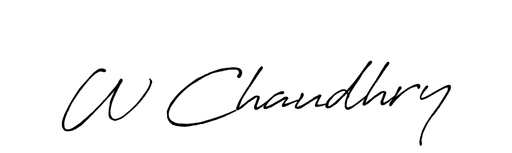 You can use this online signature creator to create a handwritten signature for the name W Chaudhry. This is the best online autograph maker. W Chaudhry signature style 7 images and pictures png