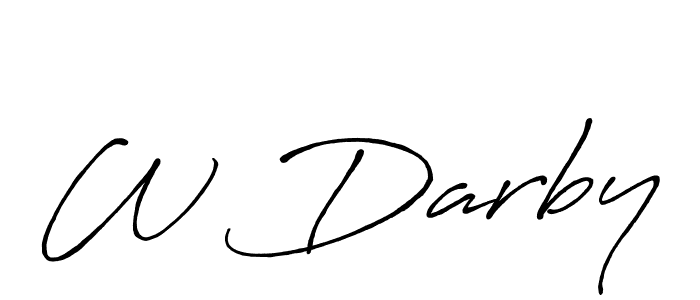 Make a beautiful signature design for name W Darby. Use this online signature maker to create a handwritten signature for free. W Darby signature style 7 images and pictures png