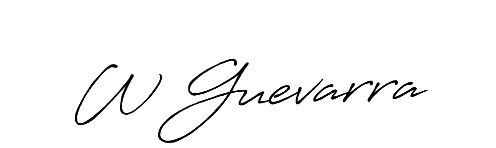 Make a beautiful signature design for name W Guevarra. Use this online signature maker to create a handwritten signature for free. W Guevarra signature style 7 images and pictures png