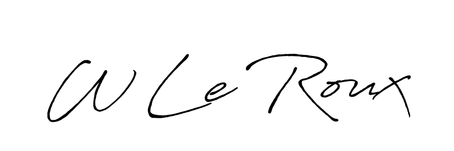 Make a beautiful signature design for name W Le Roux. Use this online signature maker to create a handwritten signature for free. W Le Roux signature style 7 images and pictures png
