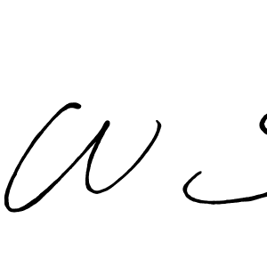 Also we have W S name is the best signature style. Create professional handwritten signature collection using Antro_Vectra_Bolder autograph style. W S signature style 7 images and pictures png