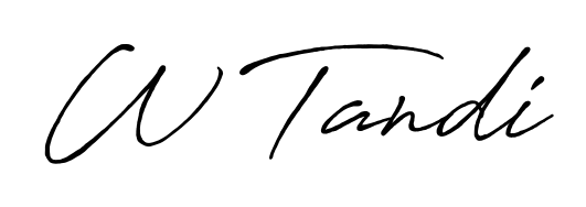 See photos of W Tandi official signature. Check more albums & portfolios. Read reviews & check more about Antro_Vectra_Bolder font. W Tandi signature style 7 images and pictures png