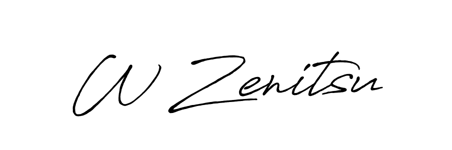 See photos of W Zenitsu official signature by Spectra . Check more albums & portfolios. Read reviews & check more about Antro_Vectra_Bolder font. W Zenitsu signature style 7 images and pictures png