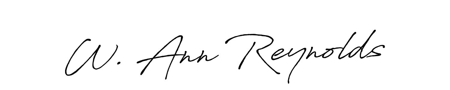 Similarly Antro_Vectra_Bolder is the best handwritten signature design. Signature creator online .You can use it as an online autograph creator for name W. Ann Reynolds. W. Ann Reynolds signature style 7 images and pictures png