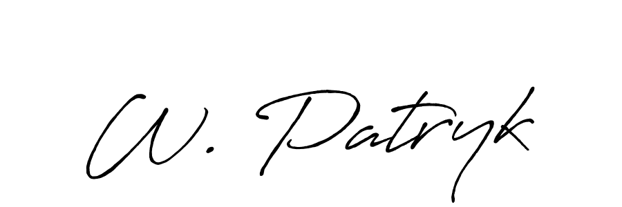 You can use this online signature creator to create a handwritten signature for the name W. Patryk. This is the best online autograph maker. W. Patryk signature style 7 images and pictures png