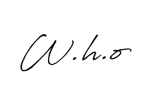 Antro_Vectra_Bolder is a professional signature style that is perfect for those who want to add a touch of class to their signature. It is also a great choice for those who want to make their signature more unique. Get W.h.o name to fancy signature for free. W.h.o signature style 7 images and pictures png