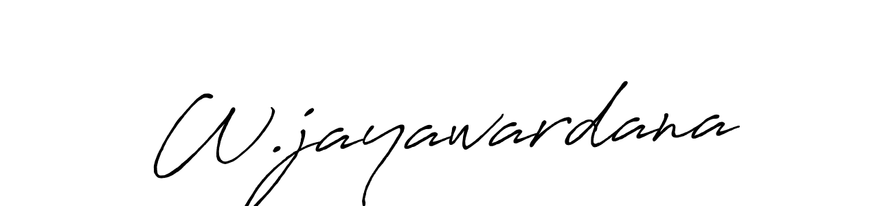 Also You can easily find your signature by using the search form. We will create W.jayawardana name handwritten signature images for you free of cost using Antro_Vectra_Bolder sign style. W.jayawardana signature style 7 images and pictures png