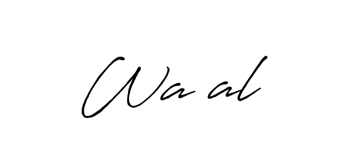 Make a beautiful signature design for name Wa’al. With this signature (Antro_Vectra_Bolder) style, you can create a handwritten signature for free. Wa’al signature style 7 images and pictures png