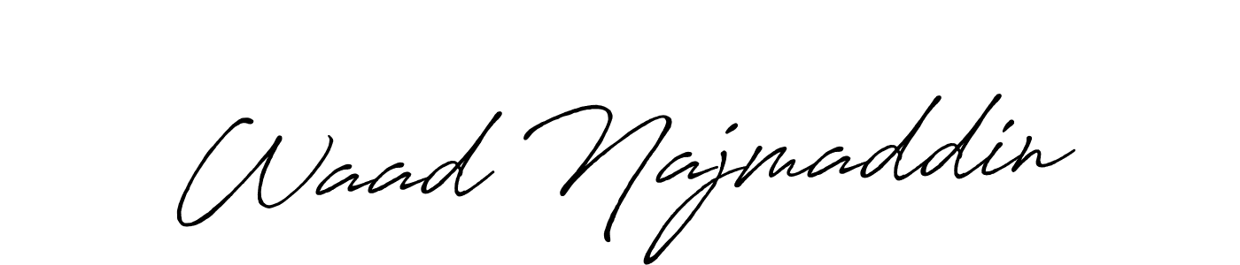It looks lik you need a new signature style for name Waad Najmaddin. Design unique handwritten (Antro_Vectra_Bolder) signature with our free signature maker in just a few clicks. Waad Najmaddin signature style 7 images and pictures png