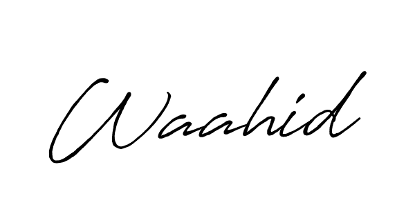 Make a beautiful signature design for name Waahid. Use this online signature maker to create a handwritten signature for free. Waahid signature style 7 images and pictures png