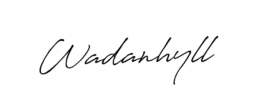 Make a beautiful signature design for name Wadanhyll. Use this online signature maker to create a handwritten signature for free. Wadanhyll signature style 7 images and pictures png