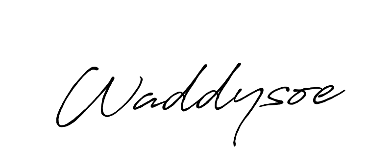 Also You can easily find your signature by using the search form. We will create Waddysoe name handwritten signature images for you free of cost using Antro_Vectra_Bolder sign style. Waddysoe signature style 7 images and pictures png
