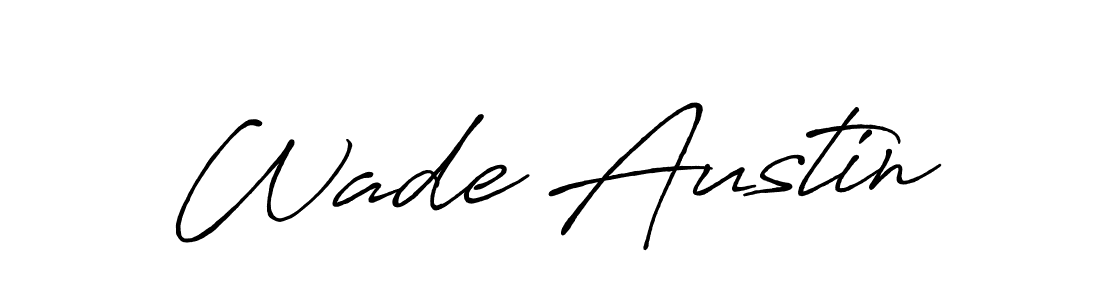Antro_Vectra_Bolder is a professional signature style that is perfect for those who want to add a touch of class to their signature. It is also a great choice for those who want to make their signature more unique. Get Wade Austin name to fancy signature for free. Wade Austin signature style 7 images and pictures png