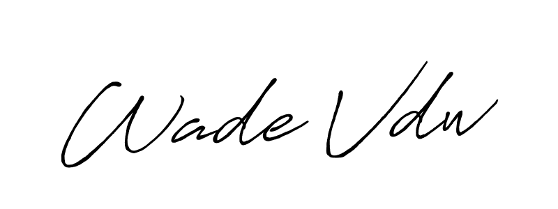 You can use this online signature creator to create a handwritten signature for the name Wade Vdw. This is the best online autograph maker. Wade Vdw signature style 7 images and pictures png