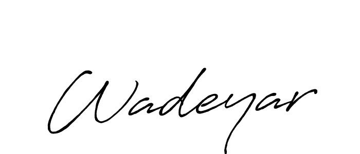 How to Draw Wadeyar signature style? Antro_Vectra_Bolder is a latest design signature styles for name Wadeyar. Wadeyar signature style 7 images and pictures png