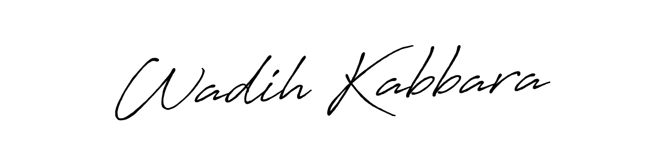 Best and Professional Signature Style for Wadih Kabbara. Antro_Vectra_Bolder Best Signature Style Collection. Wadih Kabbara signature style 7 images and pictures png