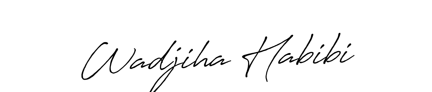See photos of Wadjiha Habibi official signature by Spectra . Check more albums & portfolios. Read reviews & check more about Antro_Vectra_Bolder font. Wadjiha Habibi signature style 7 images and pictures png