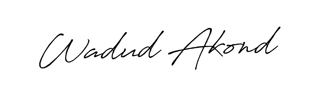 Once you've used our free online signature maker to create your best signature Antro_Vectra_Bolder style, it's time to enjoy all of the benefits that Wadud Akond name signing documents. Wadud Akond signature style 7 images and pictures png