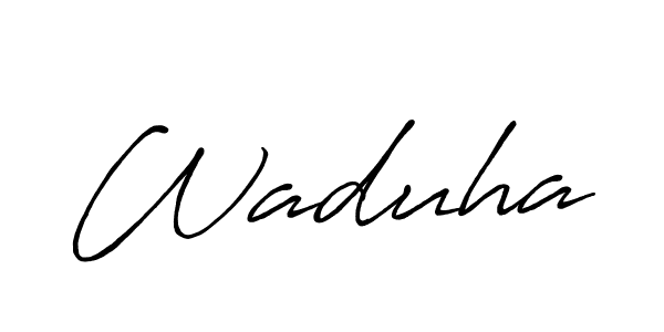 It looks lik you need a new signature style for name Waduha. Design unique handwritten (Antro_Vectra_Bolder) signature with our free signature maker in just a few clicks. Waduha signature style 7 images and pictures png