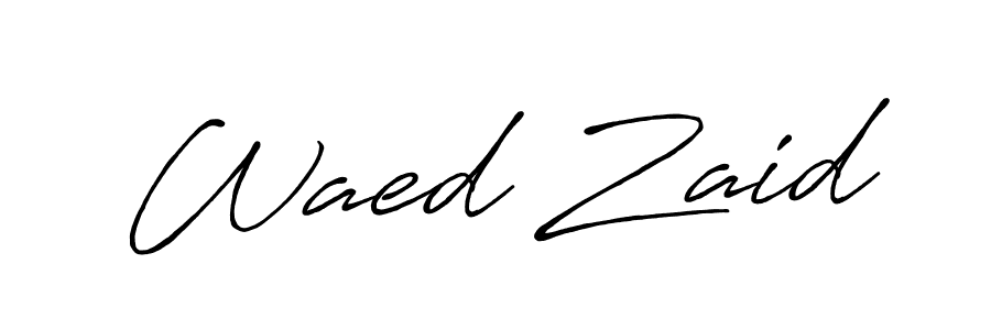 Once you've used our free online signature maker to create your best signature Antro_Vectra_Bolder style, it's time to enjoy all of the benefits that Waed Zaid name signing documents. Waed Zaid signature style 7 images and pictures png