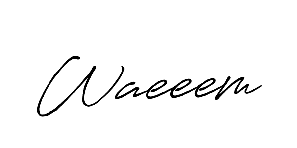 Waeeem stylish signature style. Best Handwritten Sign (Antro_Vectra_Bolder) for my name. Handwritten Signature Collection Ideas for my name Waeeem. Waeeem signature style 7 images and pictures png