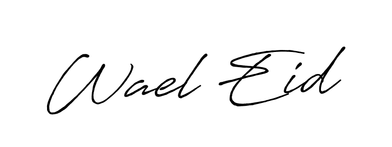 Make a beautiful signature design for name Wael Eid. Use this online signature maker to create a handwritten signature for free. Wael Eid signature style 7 images and pictures png