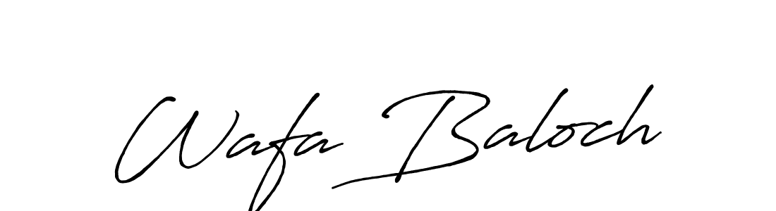 How to Draw Wafa Baloch signature style? Antro_Vectra_Bolder is a latest design signature styles for name Wafa Baloch. Wafa Baloch signature style 7 images and pictures png