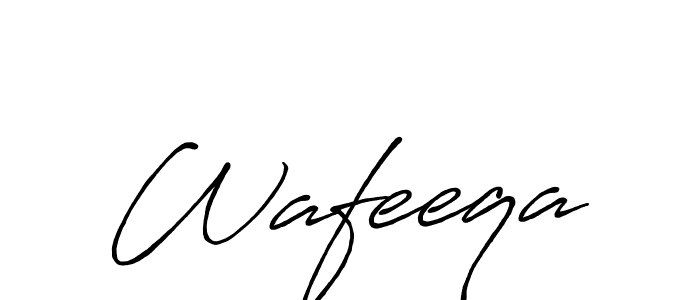 It looks lik you need a new signature style for name Wafeeqa. Design unique handwritten (Antro_Vectra_Bolder) signature with our free signature maker in just a few clicks. Wafeeqa signature style 7 images and pictures png