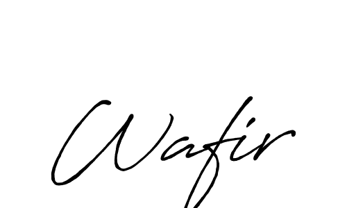 Make a beautiful signature design for name Wafir. Use this online signature maker to create a handwritten signature for free. Wafir signature style 7 images and pictures png