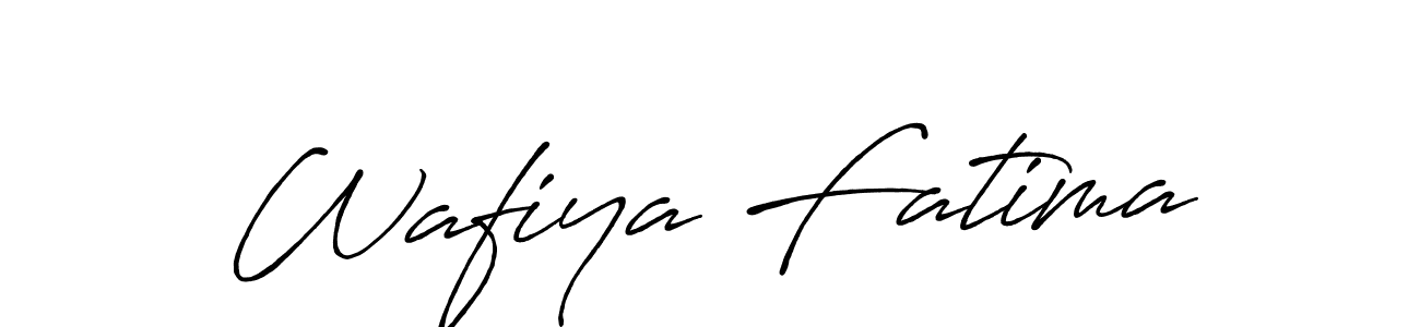 Also You can easily find your signature by using the search form. We will create Wafiya Fatima name handwritten signature images for you free of cost using Antro_Vectra_Bolder sign style. Wafiya Fatima signature style 7 images and pictures png