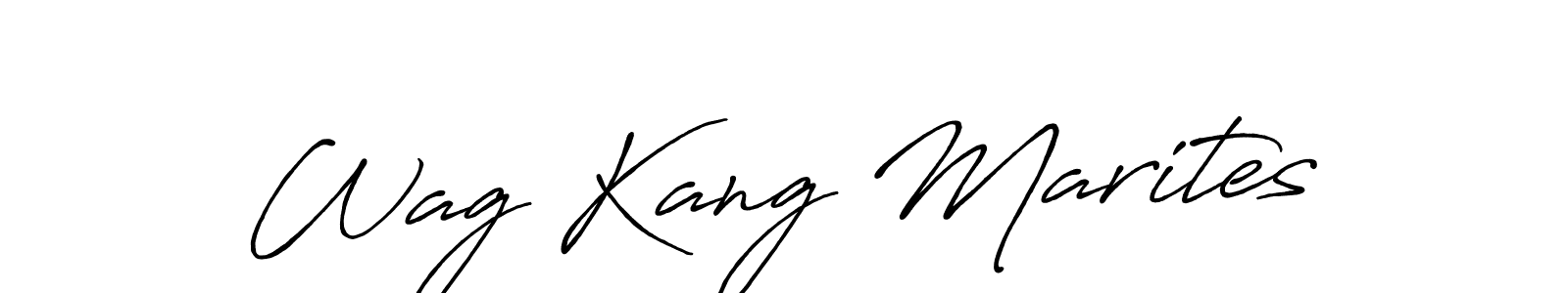 How to make Wag Kang Marites signature? Antro_Vectra_Bolder is a professional autograph style. Create handwritten signature for Wag Kang Marites name. Wag Kang Marites signature style 7 images and pictures png