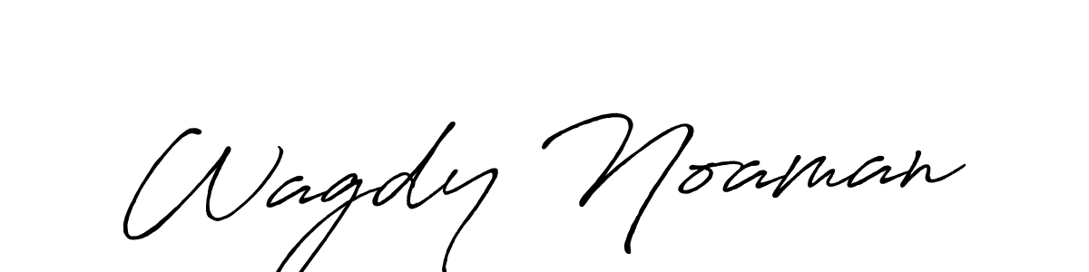 Make a beautiful signature design for name Wagdy Noaman. Use this online signature maker to create a handwritten signature for free. Wagdy Noaman signature style 7 images and pictures png
