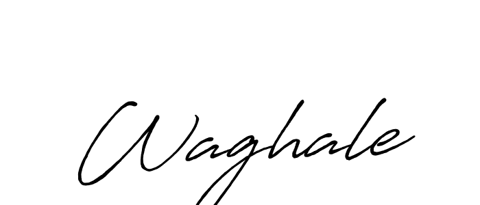 Design your own signature with our free online signature maker. With this signature software, you can create a handwritten (Antro_Vectra_Bolder) signature for name Waghale. Waghale signature style 7 images and pictures png