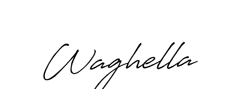 How to make Waghella name signature. Use Antro_Vectra_Bolder style for creating short signs online. This is the latest handwritten sign. Waghella signature style 7 images and pictures png
