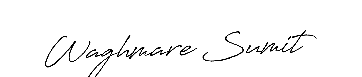 Also You can easily find your signature by using the search form. We will create Waghmare Sumit name handwritten signature images for you free of cost using Antro_Vectra_Bolder sign style. Waghmare Sumit signature style 7 images and pictures png