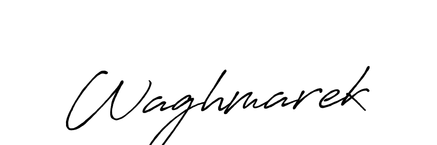 Waghmarek stylish signature style. Best Handwritten Sign (Antro_Vectra_Bolder) for my name. Handwritten Signature Collection Ideas for my name Waghmarek. Waghmarek signature style 7 images and pictures png